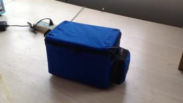 5Lblack portable mini camping fridge insulated cooler box dc12v1