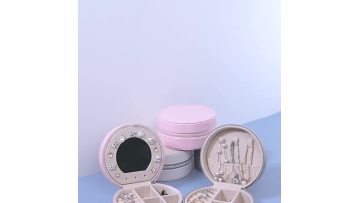 Mini PU Leather Jewelry Box