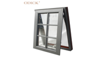 ODICK Strong Aluminum Glass Iron Grill Design Door Window with Security Mesh Aluminum Alloy Stainless Steel Office Building Mall1
