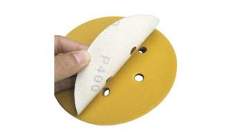 yellow sanding disc for auto mobile