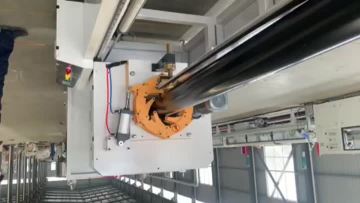 3 layer HDPE pipe machine 