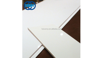 Gloss White Bathroom PVC Cladding Shower Wall Ceiling Panels Waterproof and fireproof1