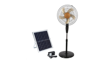 16inch solar floor fans video