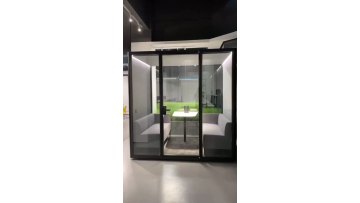 Modern design soundproof office phone booth /office meeting booth/office meeting pod with table1