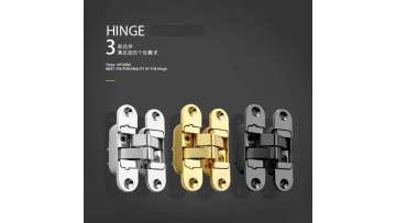 3-way adjustable concealed hinge 