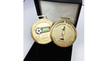 Cheap soccer track and field medals custom 3D logo gold-plated silver and bronze medals football medals1