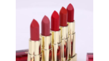 Make Your Own Make-up Cosmetic Golden Tube Lipstick Private Label Lip Balm Matte Lipstick Stick1