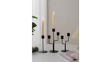 set of candle holder