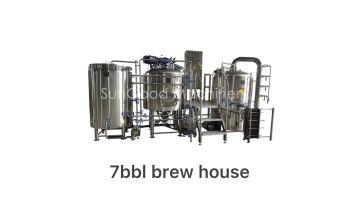 10BBL OEM Brewery Equipment 1000L Beer Brewery Equipment Heating By Gas Fire1