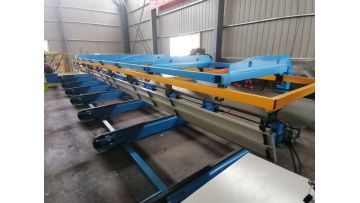 stacker for guardrail barrier