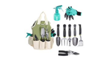 Hot Sale Garden Tools Organizer Tote garden planting hand tools set kit with bag aluminum alloy hand garden tool1