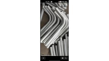 304 stainless steel bending pipe processing and de