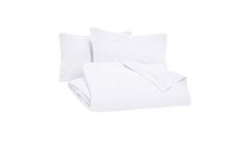 King Size Cotton 1 & 3cm Stripe Hotel Bedding Duvet Cover Bed Sheet Set For Hotel1