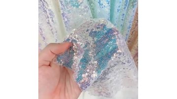 2020 New Arrival Elegant Floral Pattern Mesh Embroider Sequin Glitter Fabric For Dress,Sequin Table Cloth,Wedding1