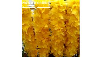 Wholesale Green Flat Fashion Large Fluffy Feather Boa For Wedding Supplies1