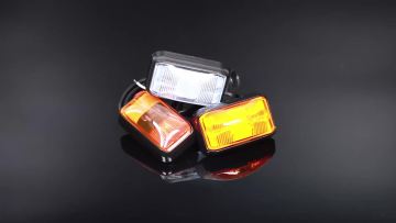 mini style car shape amber beam high quality cheap price LED indicator clearance side marker for truck trailer and tractor1