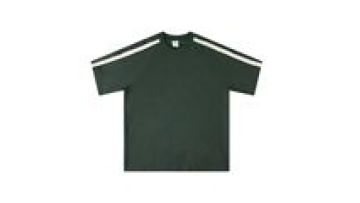 Athletic Wear Women Waffle Knit Green Oversize Premium Polo Long Sleeves Shirt1