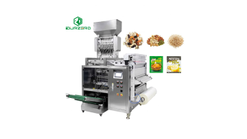 Granule packing machine for 4 side sealing bag