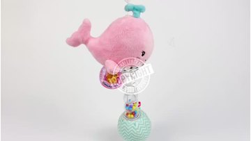 Plush Whale with Rattle