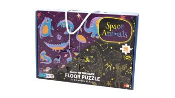 floor puzzle space animal 46 pcs