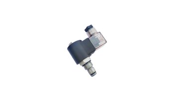 Two position two way solenoid valve