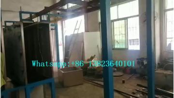 Hanging powder coating line.mp4