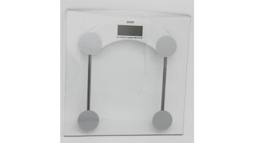 clear glass square bathroom scale 30cm
