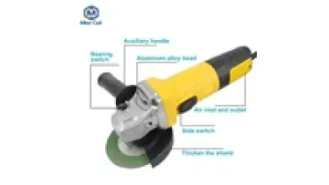 Electric Top Quality 100 115 125 mm Auxiliary Handle Corded Angle Grinder1