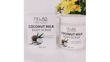 Exfoliating Body Scrub with Hydrating Coconut Milk Detoxifying Dead Sea Salt, Moisturizing Exfoliating Scrub1