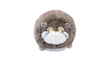 Grey super soft Totoro stuffed pillow