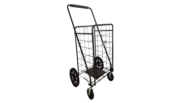 80KGS Factory Customized Portable Folding Steel Wire Shopping Cart For Supermarket1