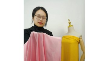 100% Polyester Georgette Moss Crepe Plain Dyed High Twist Pure 75D Chiffon Silk Fabric Pastel1