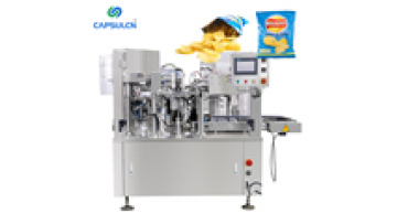 High Speed Automatic Puff Food Crisp Banana Plantain Chips Snack Packing French Fries Potato Chips Bag Packing Machine1