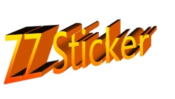 ZZ Sticker