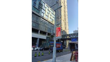 Outdoor  Street Lighting Pole Led Display Sign