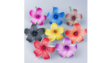 KN-hf019B-GY plumeria hair pick