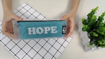 Simple solid color washable pencil case