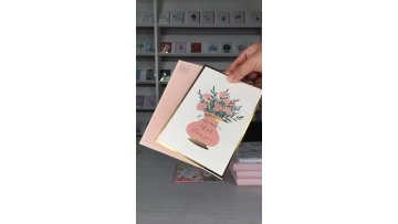 Elegant Flower Love Mother's Day Cards, Newest Designed Gift Handmade Greeting Cards1