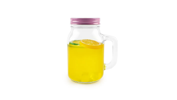 MJ-8 620ml glass jar with handle