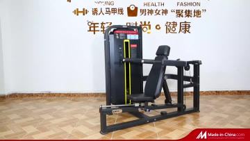 Ganas wholesale gym machine shoulder chest press 2 in 1