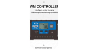 TTN Off Grid Solar Panel 100 Amp Auto Solar Charge Pwm Dc Controller 12V 24V1
