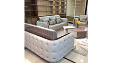 Maxky Modern Italian Light Luxury Sofa 123 Combination Villa Living Room Simple Leather Hong Kong Style Sofa1