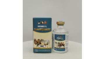 IVERM1%50ml blue horse glass