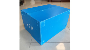 Folding Blue Corrugated Box