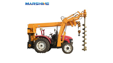 Tractor Crane Tower Erection Tools Earth Auger