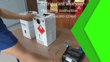 R1234yf Refrigerant Analyzer Operating Instruction