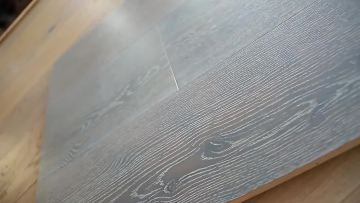 Grey color European oak engineered timber wood flooring brushed engineered solid hardwood1