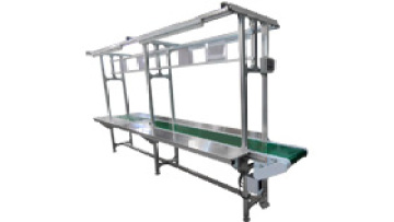 Double side stainless steel workbench belt conveyor