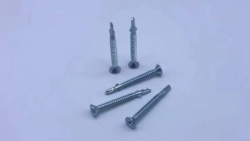 hot selling #10 (4.80mm) Phillip Drive flat Head self-drilling Screw with wings1