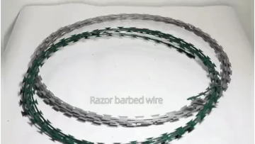 600mm Coil Hot Dip GI Durable BTO-22  Razor Barbed Wire1